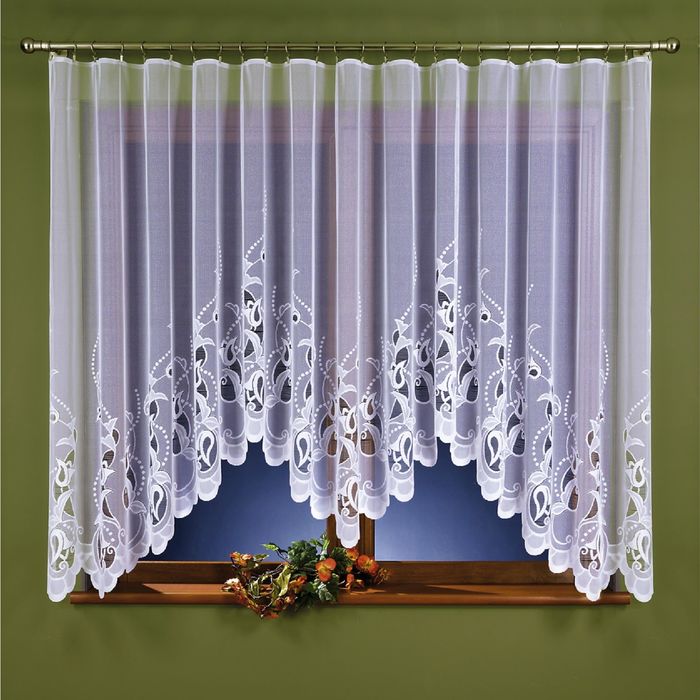 Гардина, размер 300х150 см, белый 147А