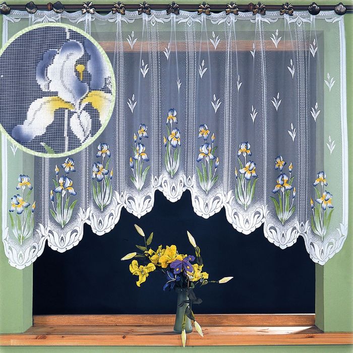 Гардина, размер 300х150 см, белый 2379