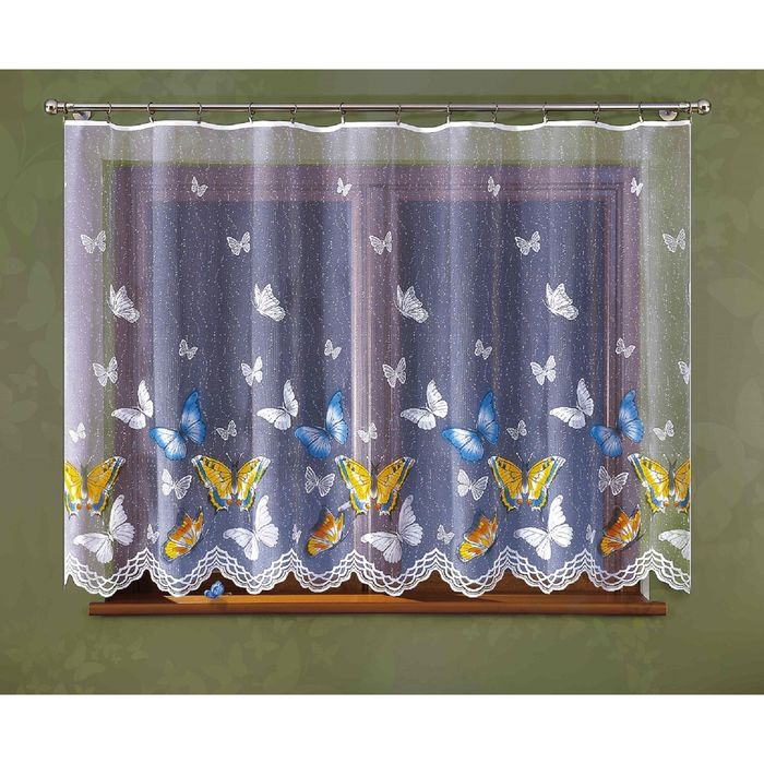 Гардина, размер 300х150 см, белый 307Е