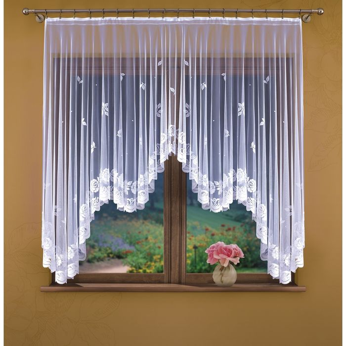 Гардина, размер 170х170 см, белый 317Е