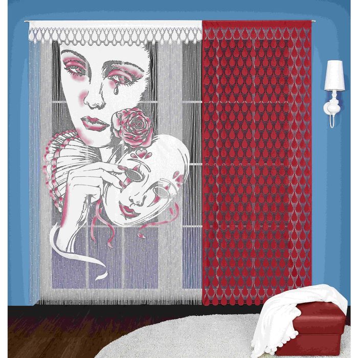 Комплект гардина "Пьеро", размер 90х240 см, 150х240 см 3348