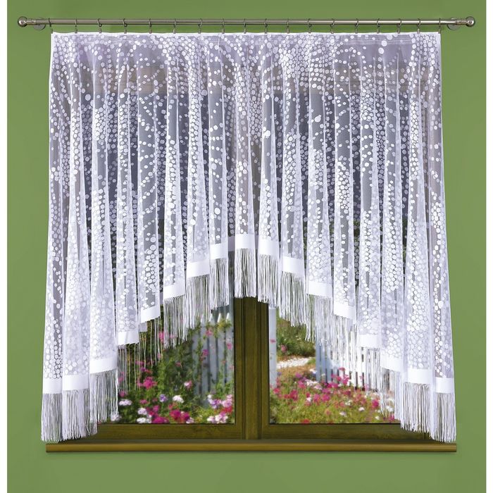 Гардина, размер 170х180 см, белый 441Е