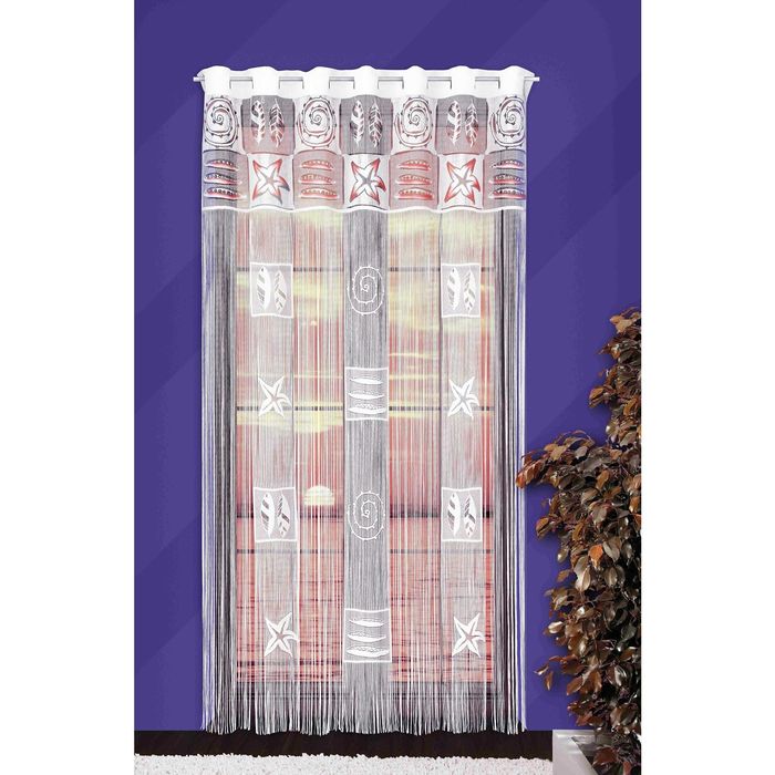 Гардина-лапша, размер 150х250 см, белый 526А