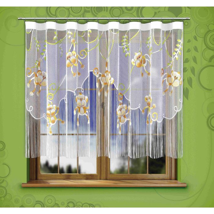 Гардина, размер 290х160, белый 527А