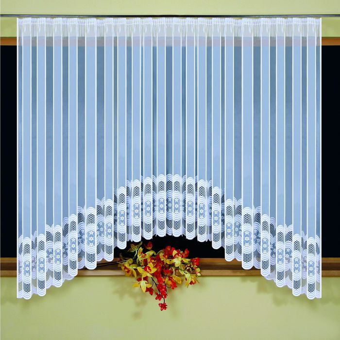 Гардина, размер 300х160 см, белый 5296