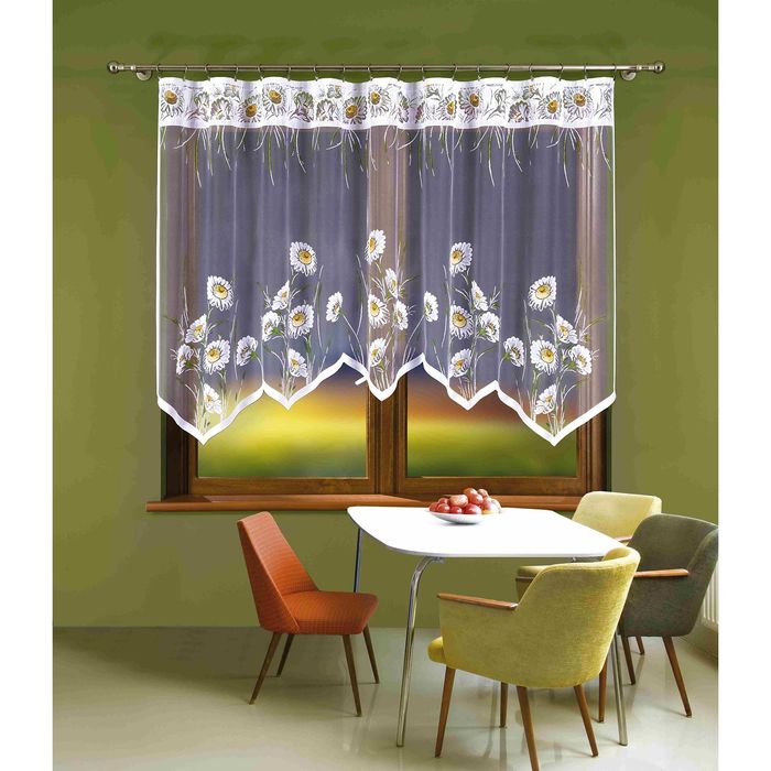 Гардина, размер 270х140 см, белый 538А