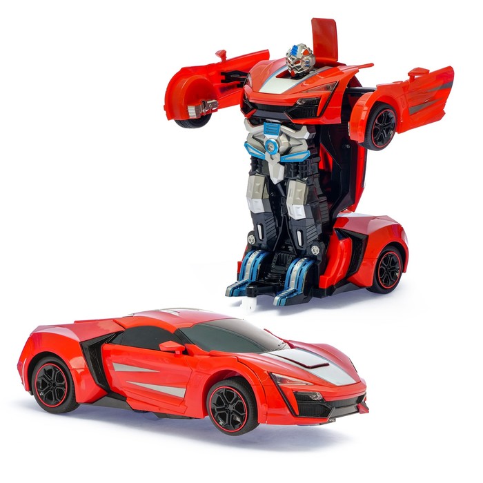Робот-трансформер радиоуправляемый «Ламба», работает от аккумулятора цвета:МИКС