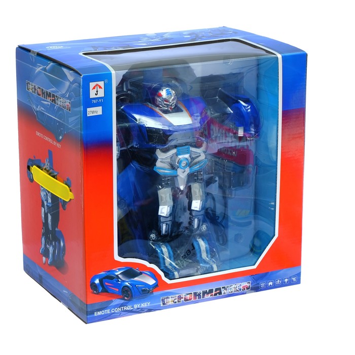 Робот-трансформер радиоуправляемый «Ламба», работает от аккумулятора цвета:МИКС