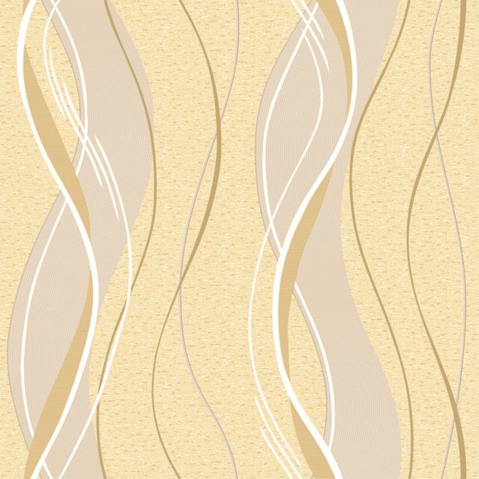 Обои бумажные Саратов Ф434-07 Импульс кремовый 0,53х10м