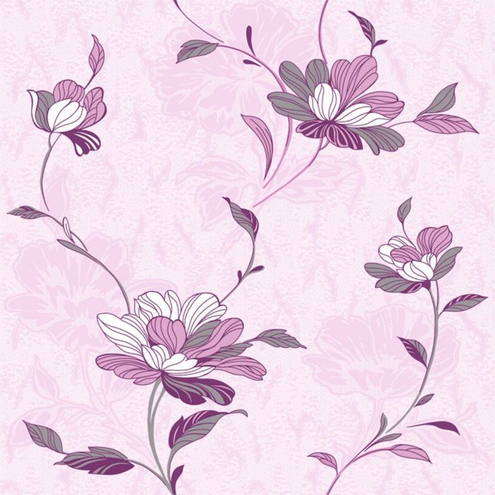 Обои акриловые Саратов П207-03 Аленушка-Н розовые 0,53х10м