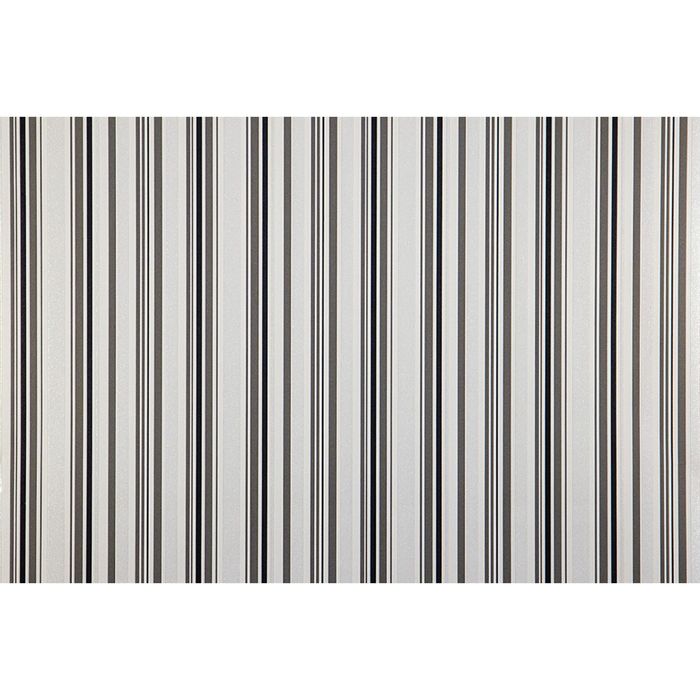 Обои виниловые на флизелине Палитра 35005-41 WallDecor полоса черно-белелая 1,06х10м