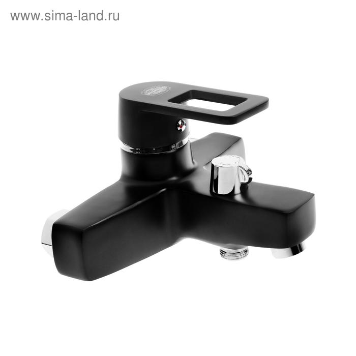 Смеситель для ванны RMS SL77BL-009E однорычажный душевая лейка и шлангчерный 4070₽