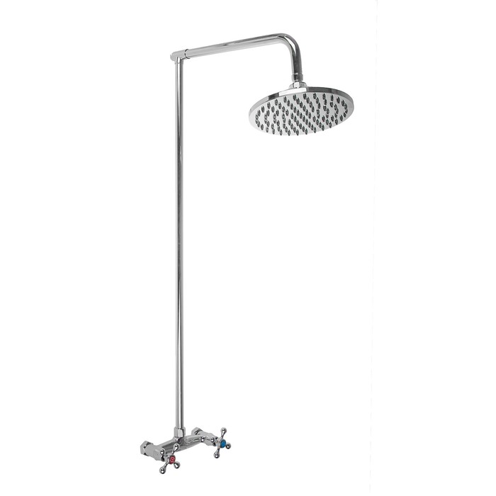 Смеситель для душа RMS SL80-003-1, двухрычажный, душевая лейка, хром