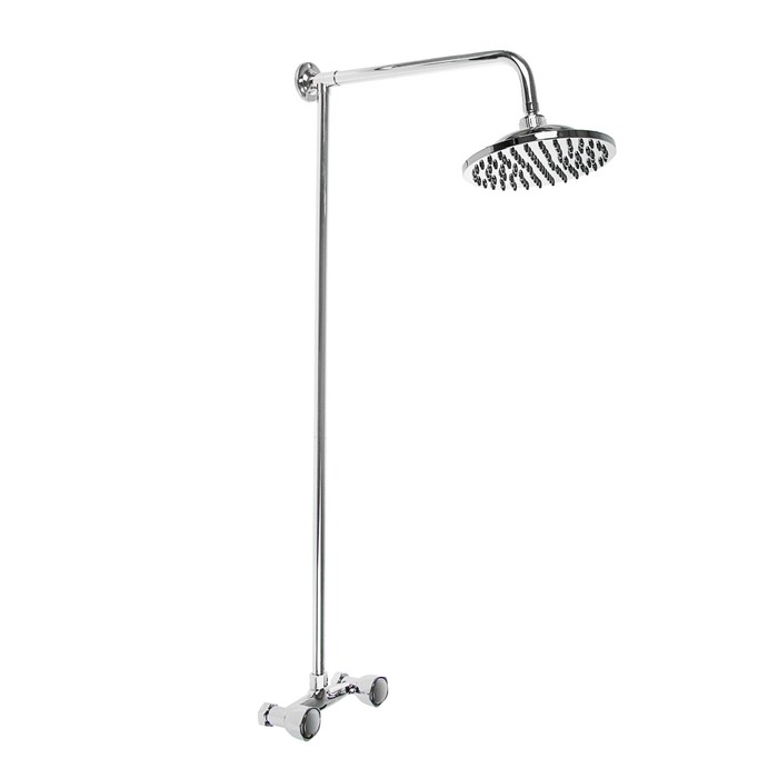 Смеситель для душа RMS SL80-003-2, двухрычажный, душевая лейка, хром