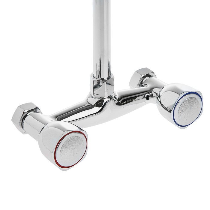 Смеситель для душа RMS SL80-003-2, двухрычажный, душевая лейка, хром