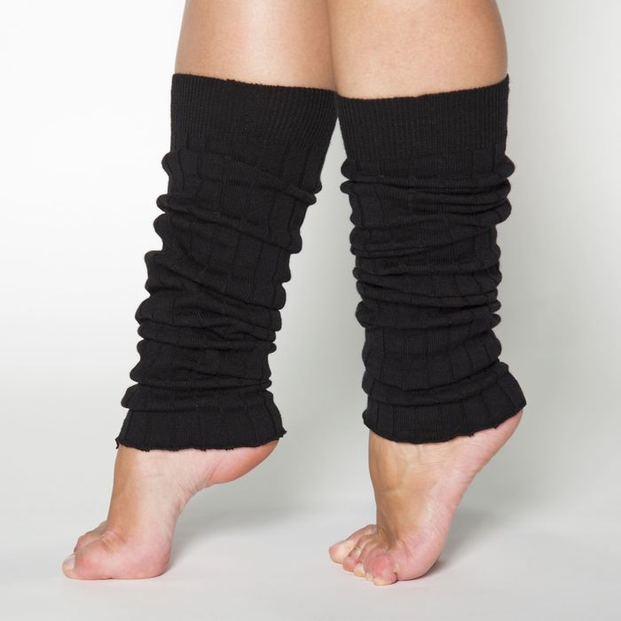 Гетры женские шерстяные ЗС1690-Д38 "Ручная вязка" цвет чёрный, р-р 23-29