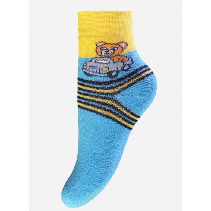 Носки детские 3060 рис 822, р. 11-12, БИРЮЗА