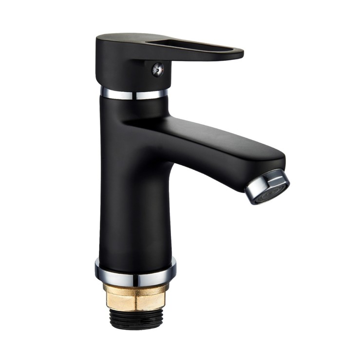 Смеситель для раковины RMS SL77BL-001F, однорычажный, черный