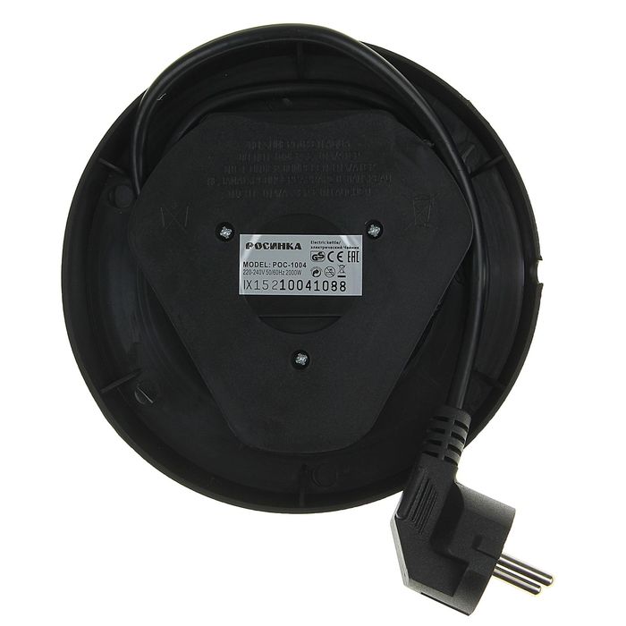 Чайник электрический "Росинка", 2.0 л, 2000 Вт, "кремль", черный