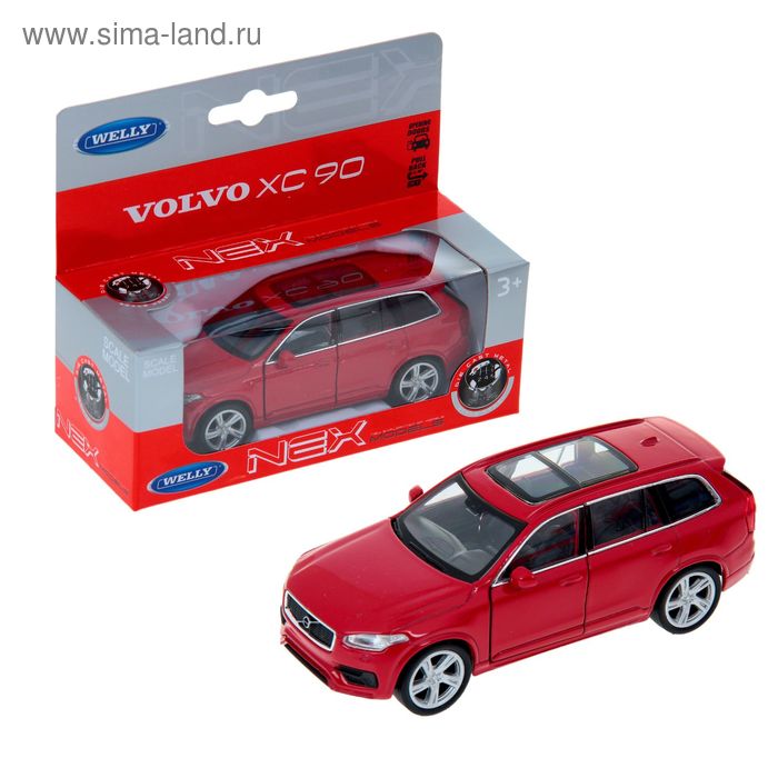 

Машина металлическая Volvo XC90, масштаб 1:34-39, МИКС