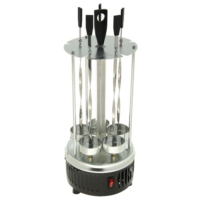 Электрошашлычница Galaxy GL 2610, 1000 Вт, 5 шампуров, 220-240 В, 50 Гц