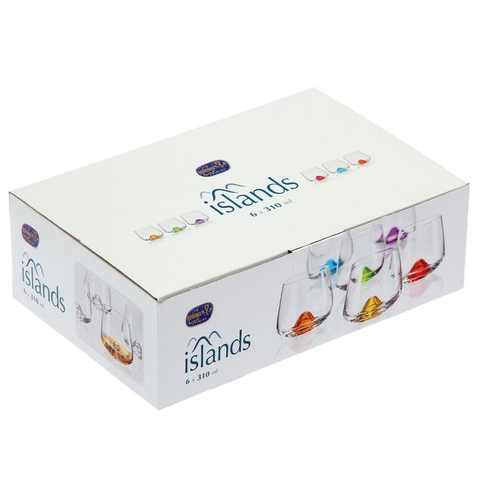 Набор бокалов для бренди 310 мл "Айлэндс", 6 шт