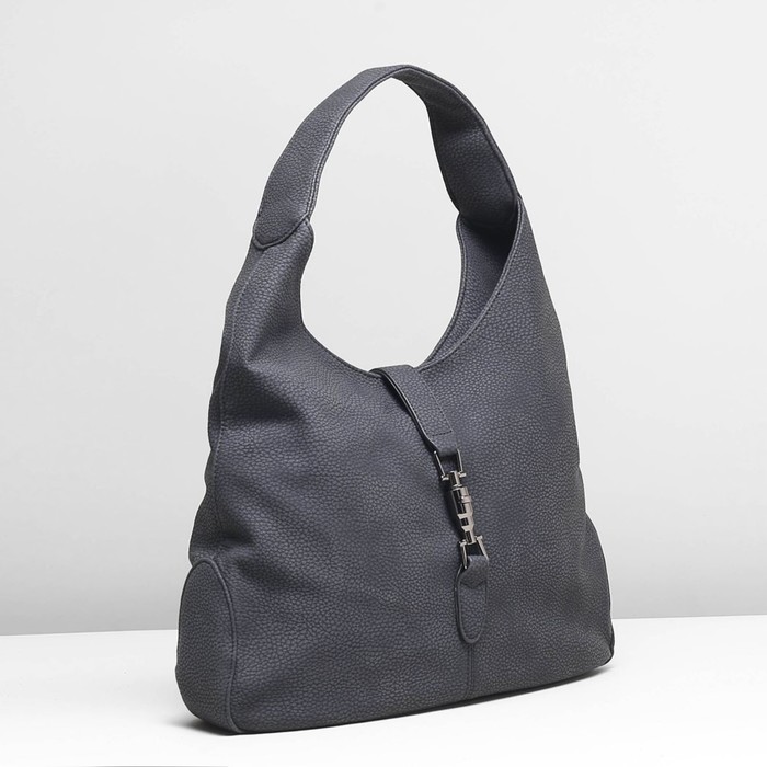 Сумка женская на молнии, 1 отдел с перегородкой, наружный карман, цвет чёрный