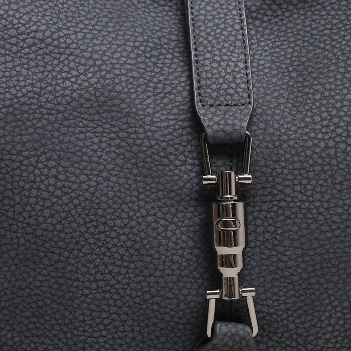 Сумка женская на молнии, 1 отдел с перегородкой, наружный карман, цвет чёрный