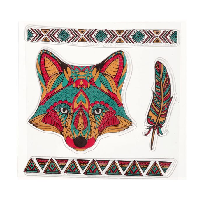 Набор штампов для раскрашивания "Узоры", 10 х 10 см