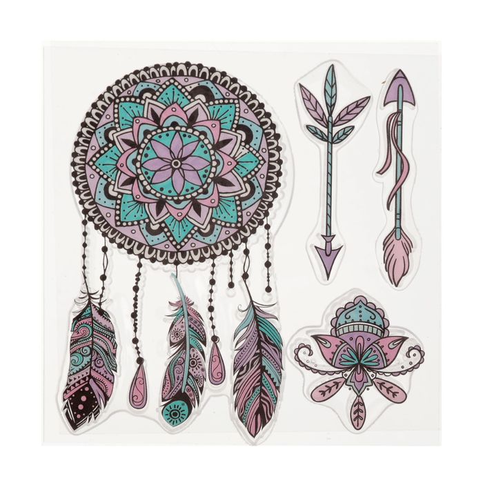 Набор штампов для раскрашивания "Ловец снов", 10 х 10 см