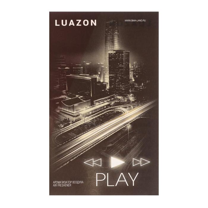 Автоароматизатор подвесной в бутылке в открытке "Luazon Play", парфюм