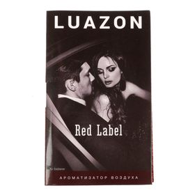 

Автоароматизатор подвесной в бутылке в открытке "Luazon Red label", парфюм