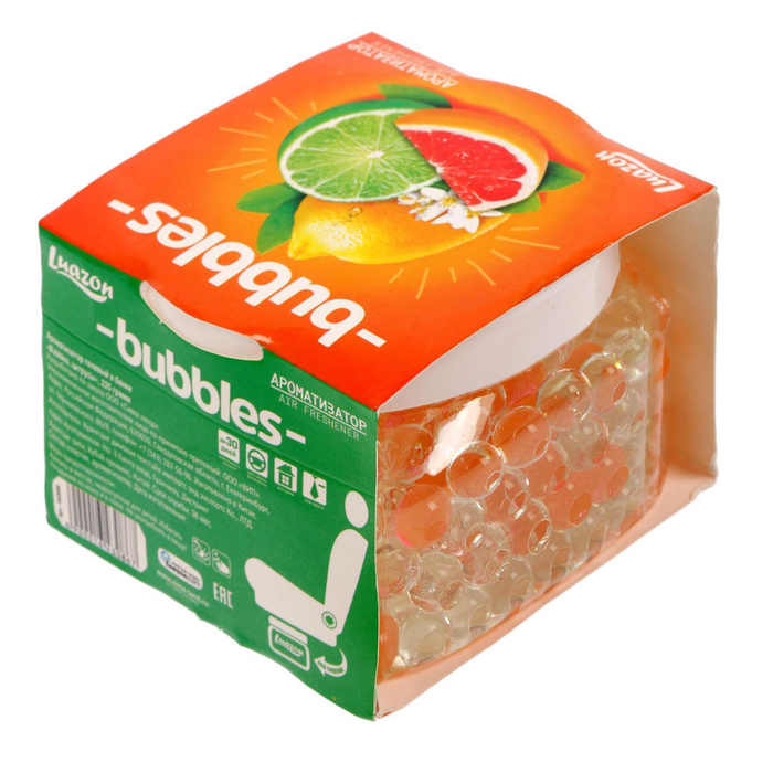 Ароматизатор гелевый в банке "Bubbles, цитрусы ", 225 г