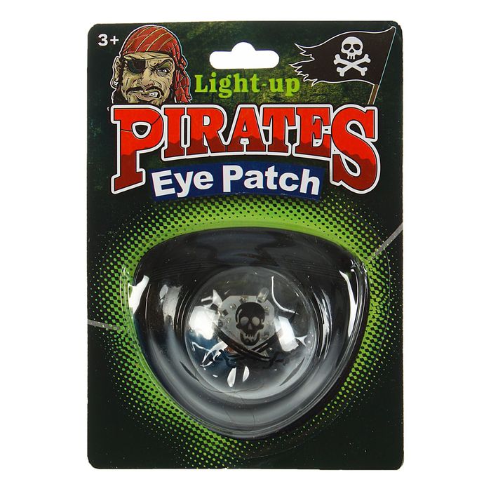 Наглазник световой "Череп", на резинке