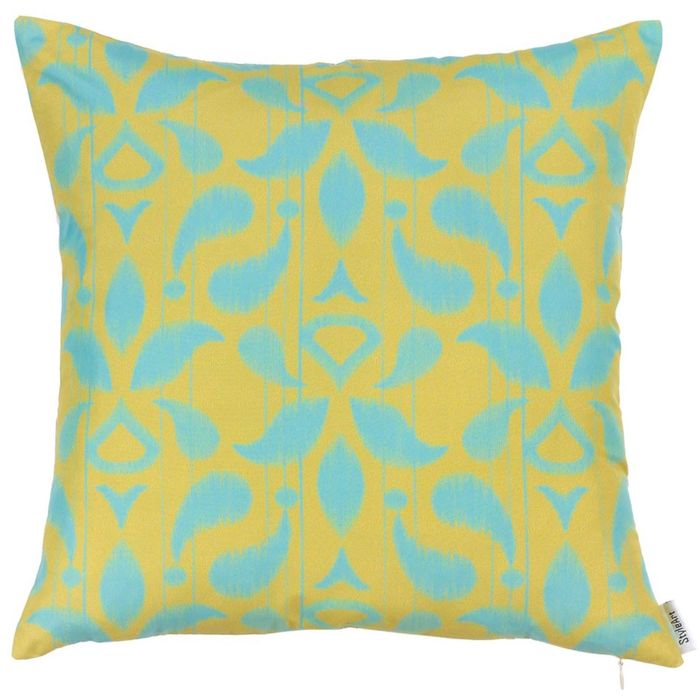 Чехол для декоративной подушки "Восточные узоры_green", размер 45х45 см