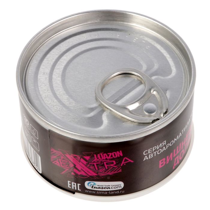 Ароматизатор в банке под сиденье "Luazon EXTRA, вишневая долина"