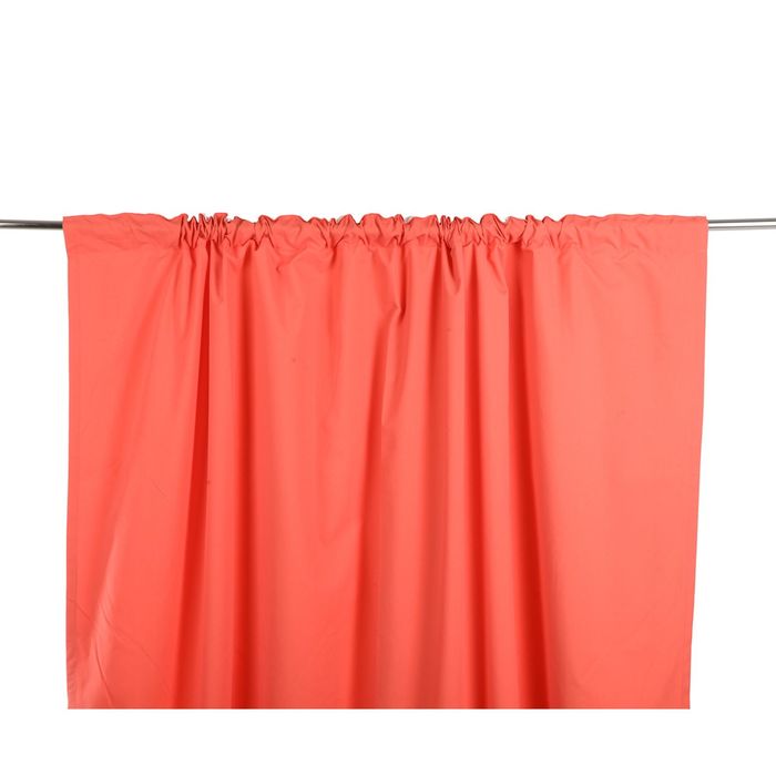 Однотонная штора "Земляника", размер 140х270 см, цвет розовый