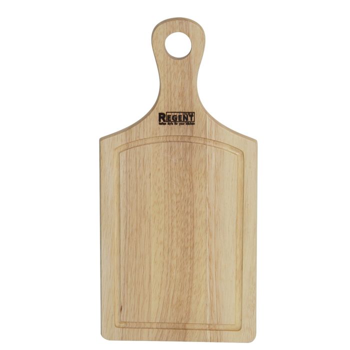 Доска разделочная прямоугольная с деревянной ручкой 38х18х1,5 см Bosco