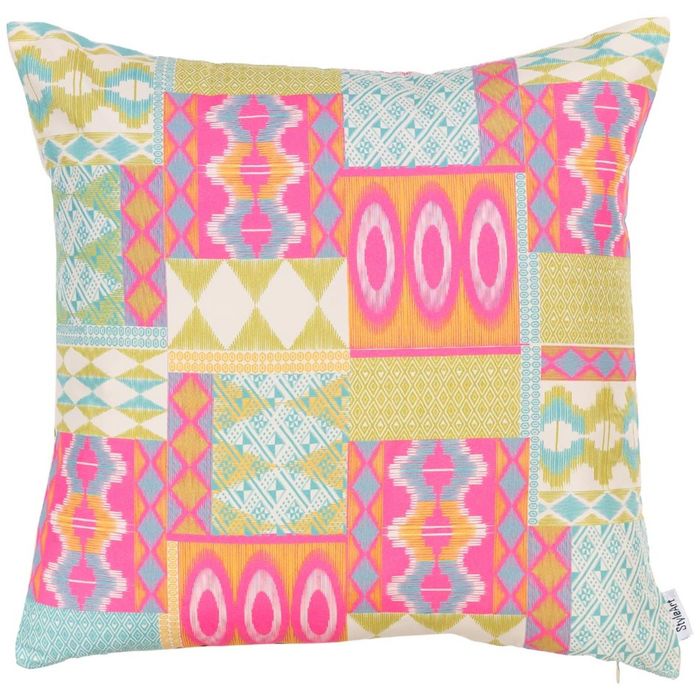 Чехол для декоративной подушки "Восточные узоры_rose", размер 45х45 см