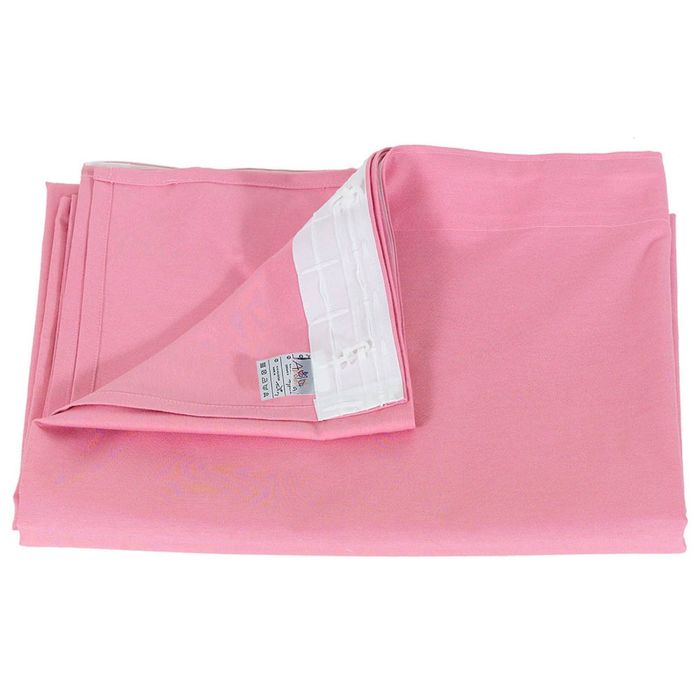 Однотонная штора "Роза", размер 170х270 см, цвет розовый