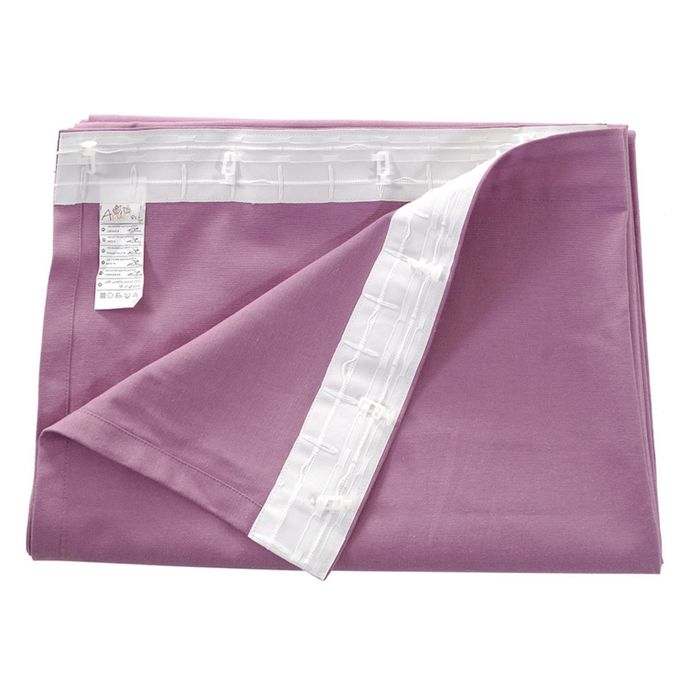 Однотонная штора "Орхидея", размер 170х270 см, цвет сиреневый