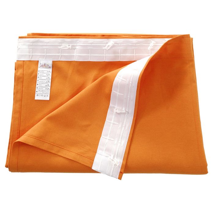 Однотонная штора "Оранж", размер 170х270 см, цвет оранжевый