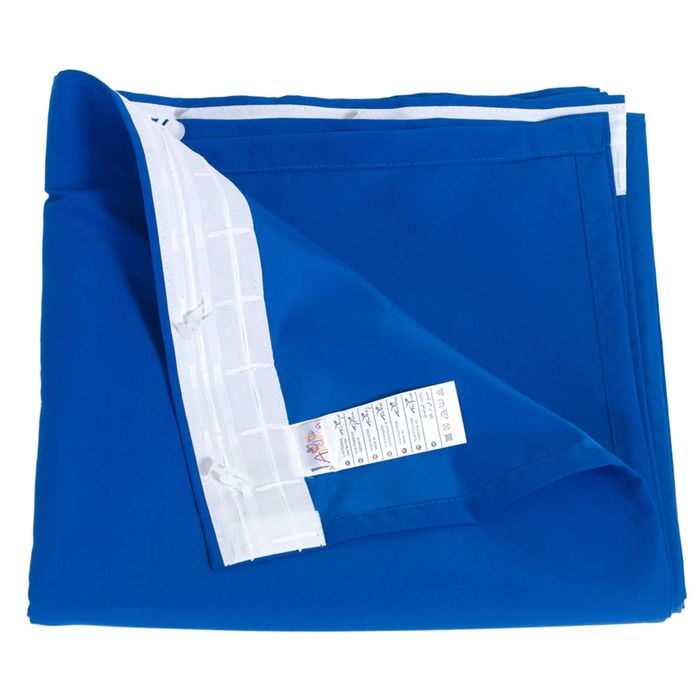 Штора "Атлантика", размер 140х270 см, цвет синий