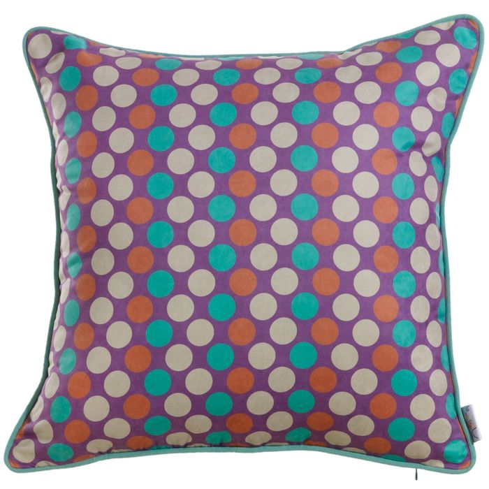 Чехол для декоративной подушки "Геометрия_фиолетовый", размер 45х45 см