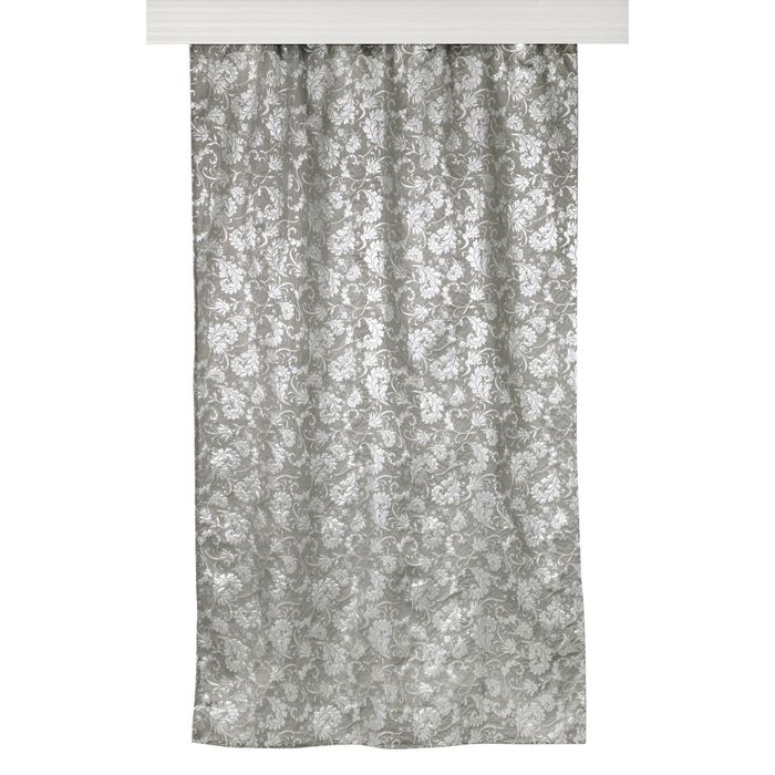 Штора жаккард "'Classical gray", размер 145х270 см, цвет светло-серый