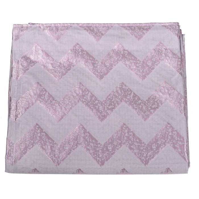 Штора жаккард "Exclusive rose", размер 145х270 см, цвет розовый