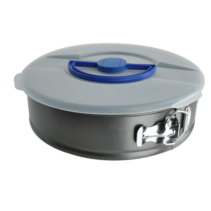 Форма круглая разъемная с пластиковой крышкой 26х7 см Linea EASY