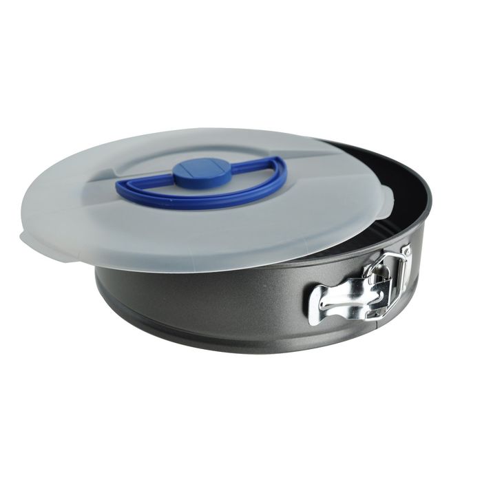 Форма круглая разъемная с пластиковой крышкой 26х7 см Linea EASY