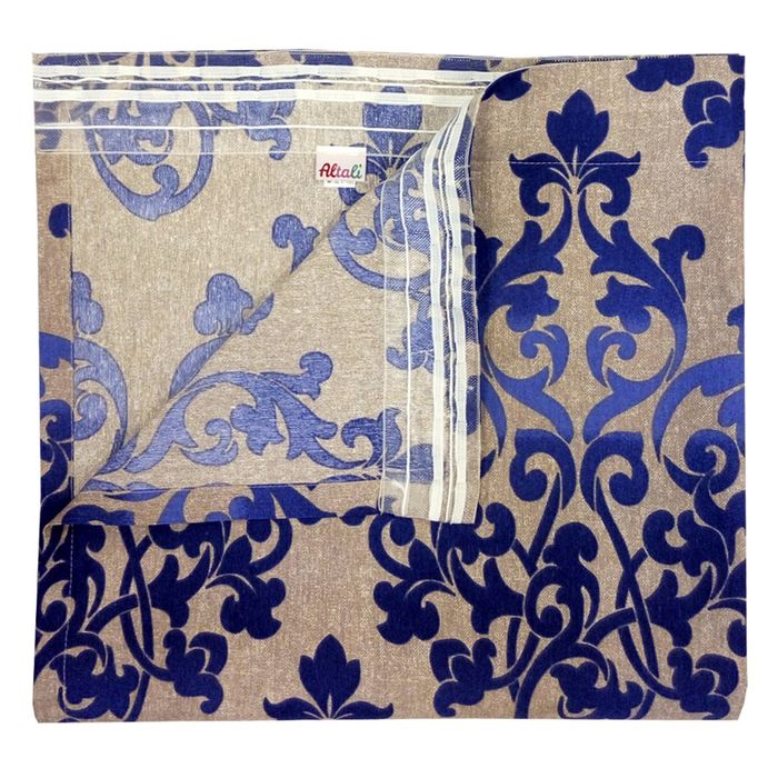 Штора с рисунком Illumination, размер 180x270 см, цвет синий