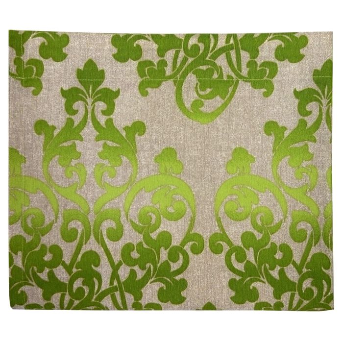 Штора с рисунком "Бельведер", размер 180x270 см, цвет зелёный